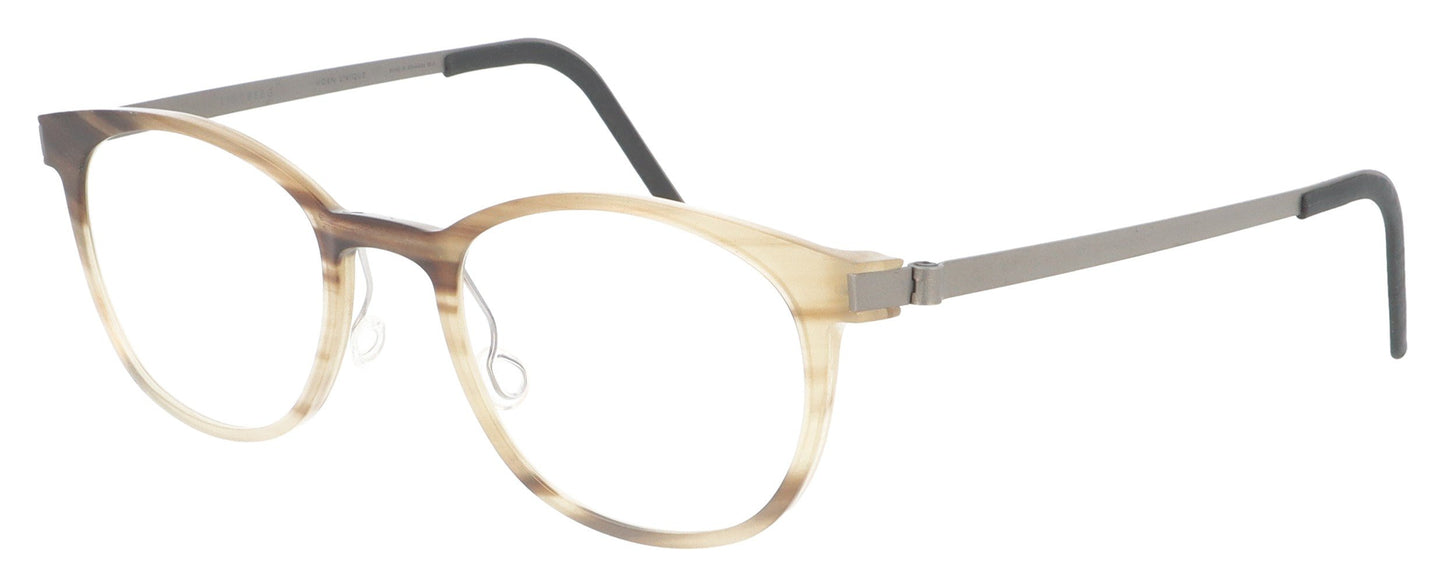 Lindberg buffalo 1818 H50 10 Tortoise Glasses - Angle