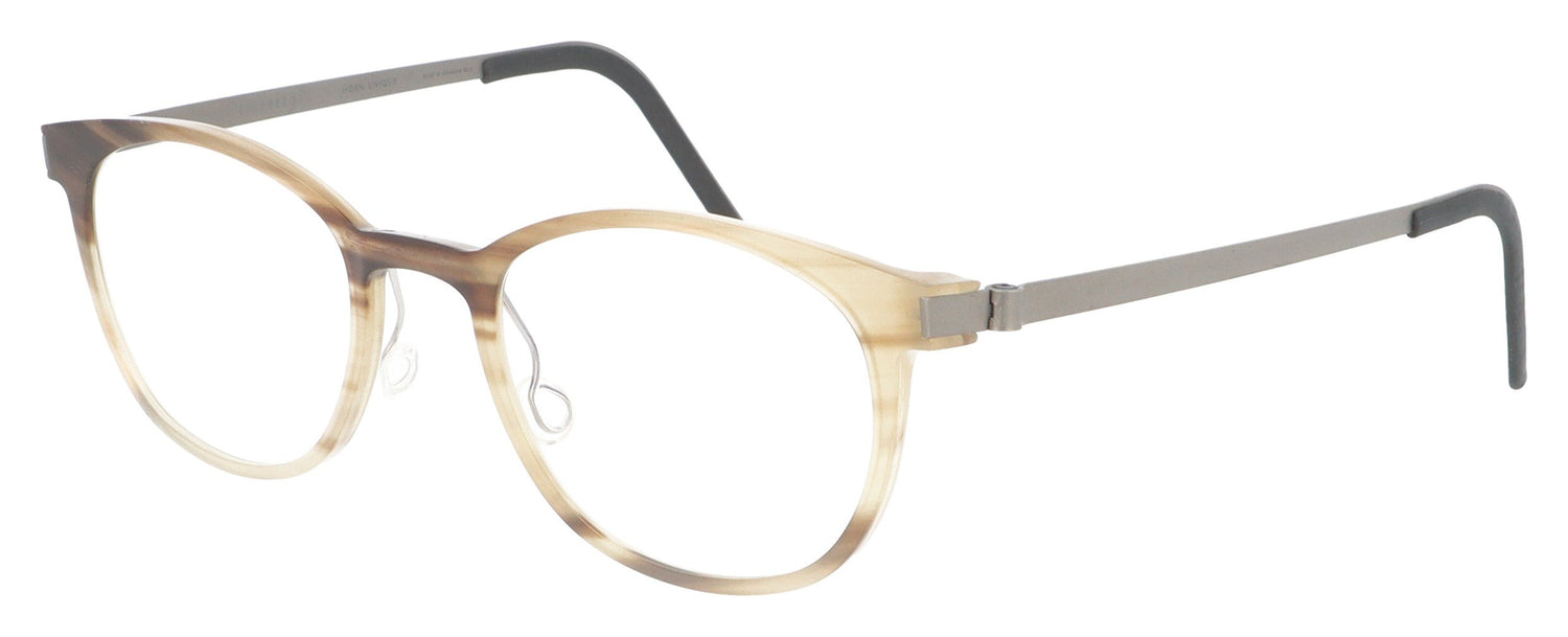 Lindberg buffalo 1818 H50 10 Tortoise Glasses - Angle