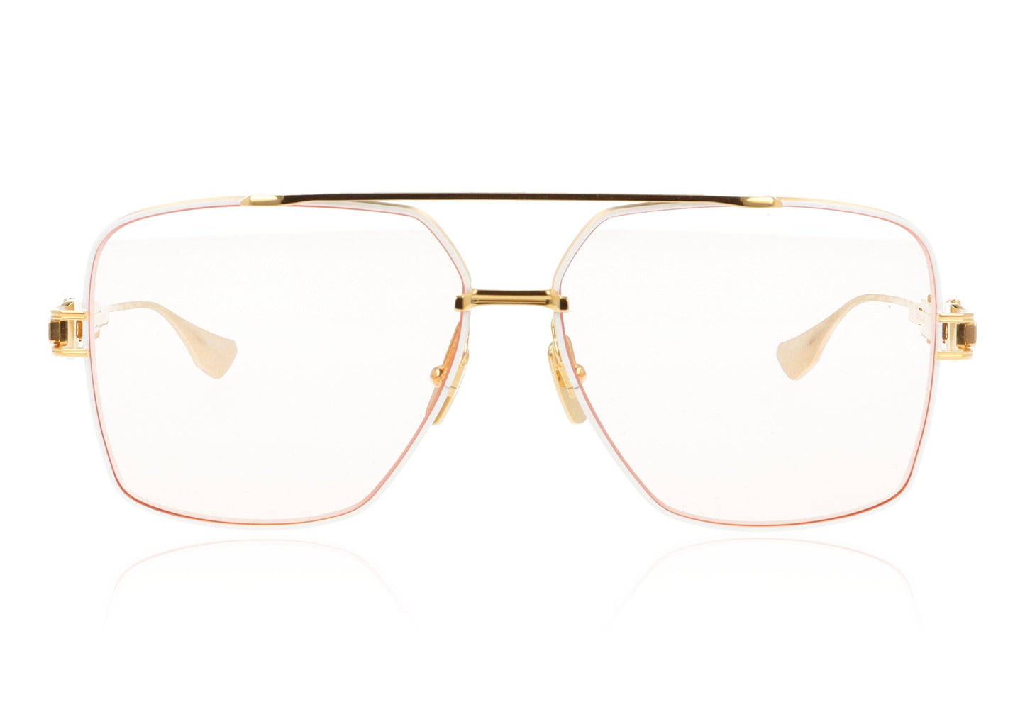 DITA DTS159 04 White Gold Glasses - Front