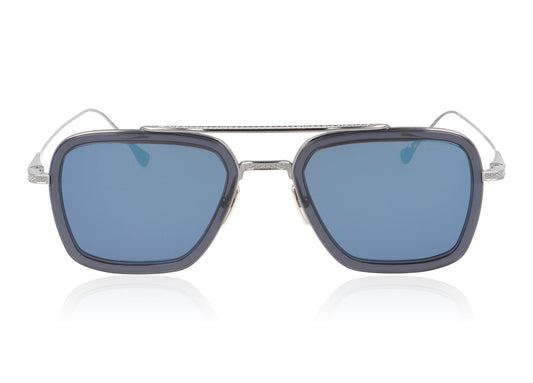 DITA Flight SMK-PLD Silver and Blue Sunglasses - Front