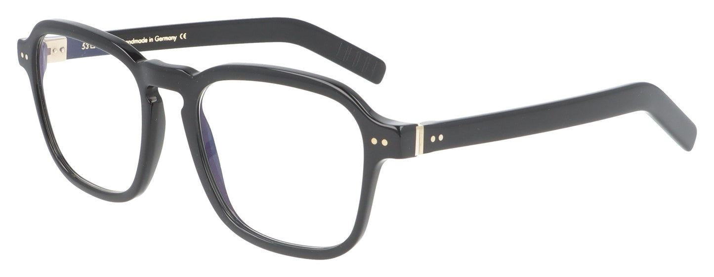 Lunor LU703 01 Black Glasses - Angle