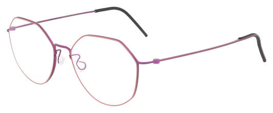 Lindberg 5540 113 GC103 Pink and Purple Glasses - Angle