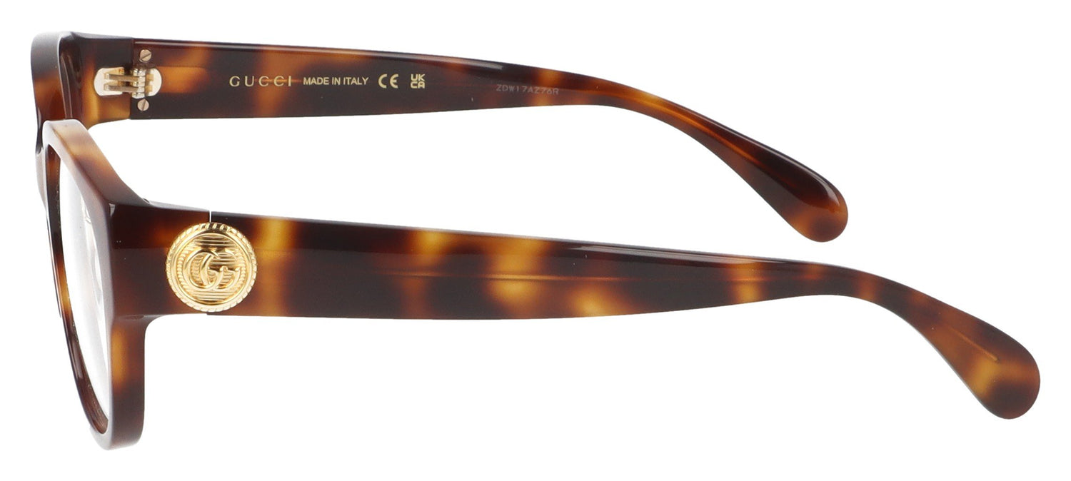 Gucci GG1411OK 003 Havana Glasses - Side