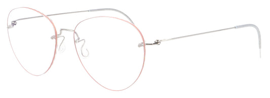 Lindberg Spirit 2520 Basic P10 Silver Glasses - Angle