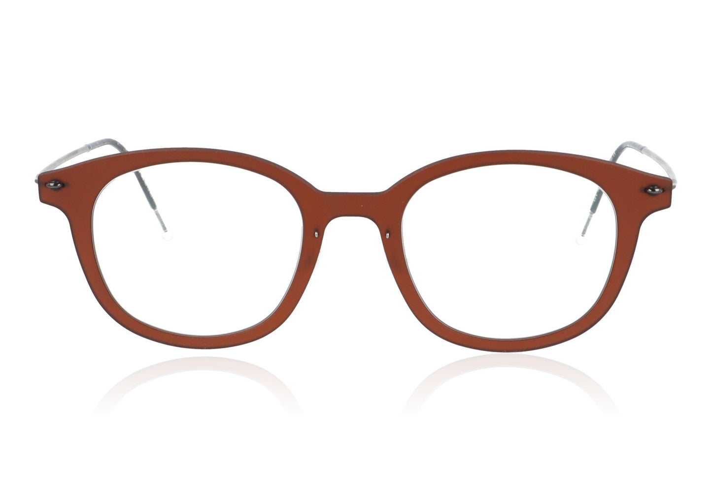 Lindberg n.o.w 6628 C02M PU9 Brown Glasses - Front