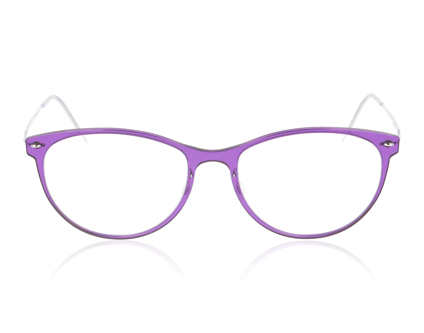Lindberg n.o.w titanium 6520 C13 P10 Purple Glasses - Front