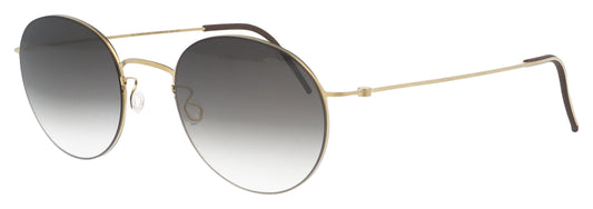 Lindberg 8808 GT Gold and Black Sunglasses - Angle