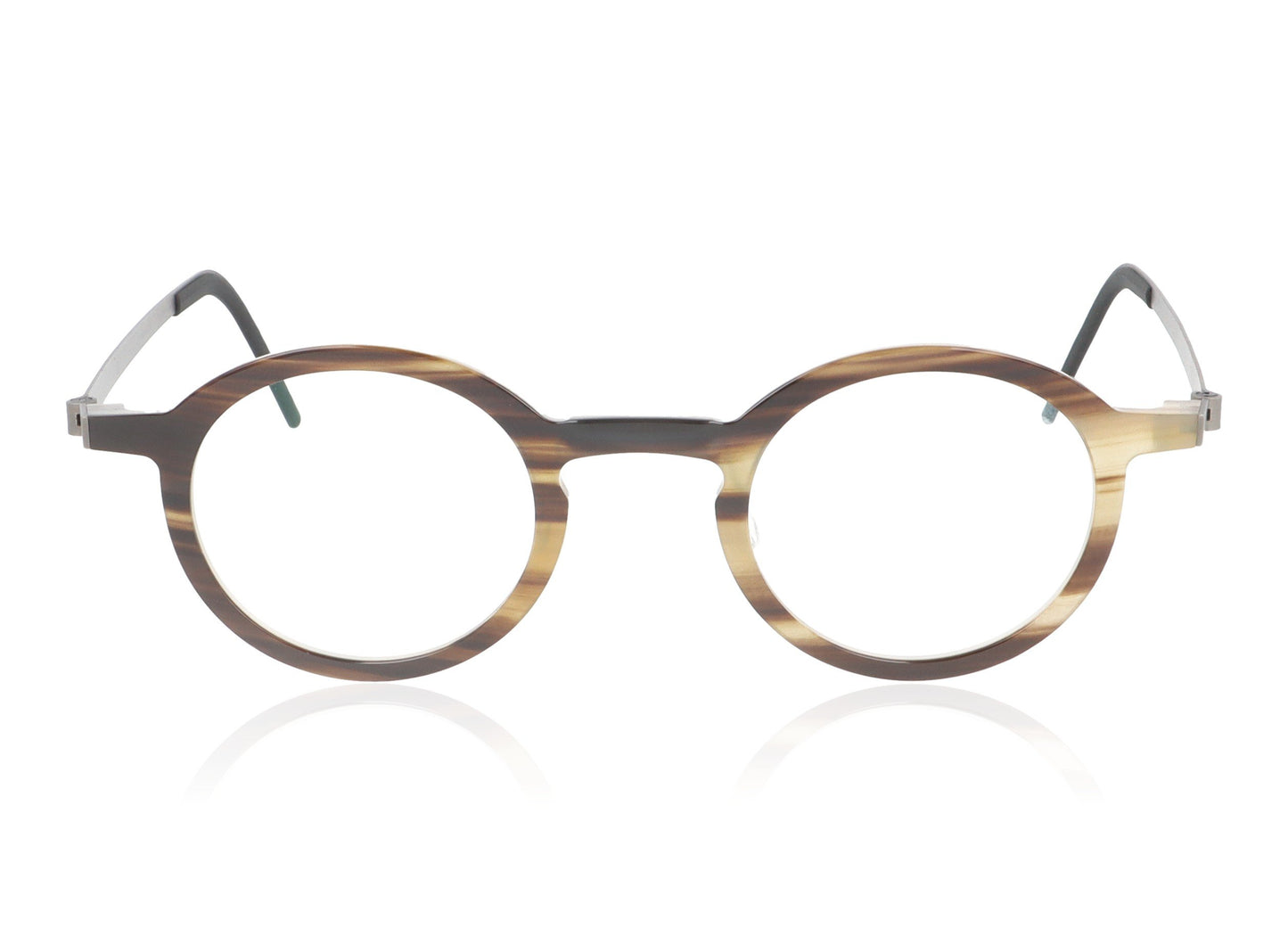 Lindberg 1855 H50 10 Medium Brown Glasses - Front