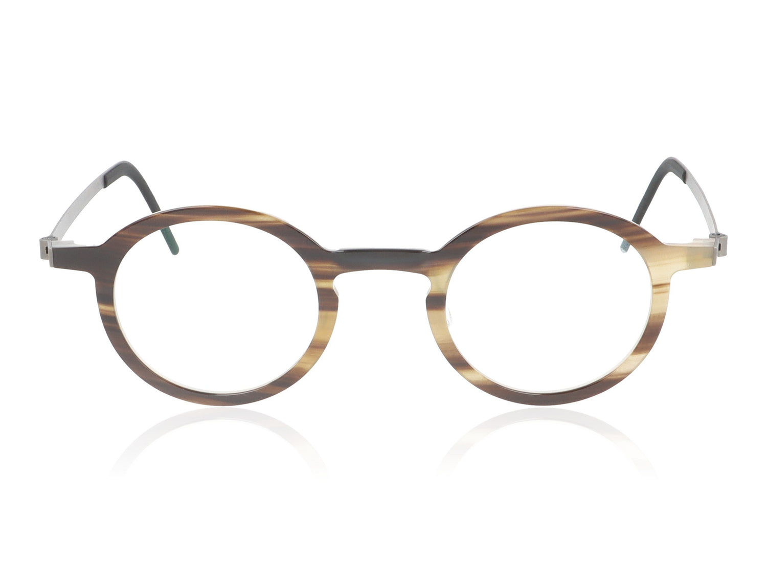 Lindberg 1855 H50 10 Medium Brown Glasses - Front