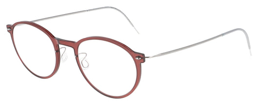 Lindberg n.o.w 6527 C04 T804 P10 Red Glasses - Angle