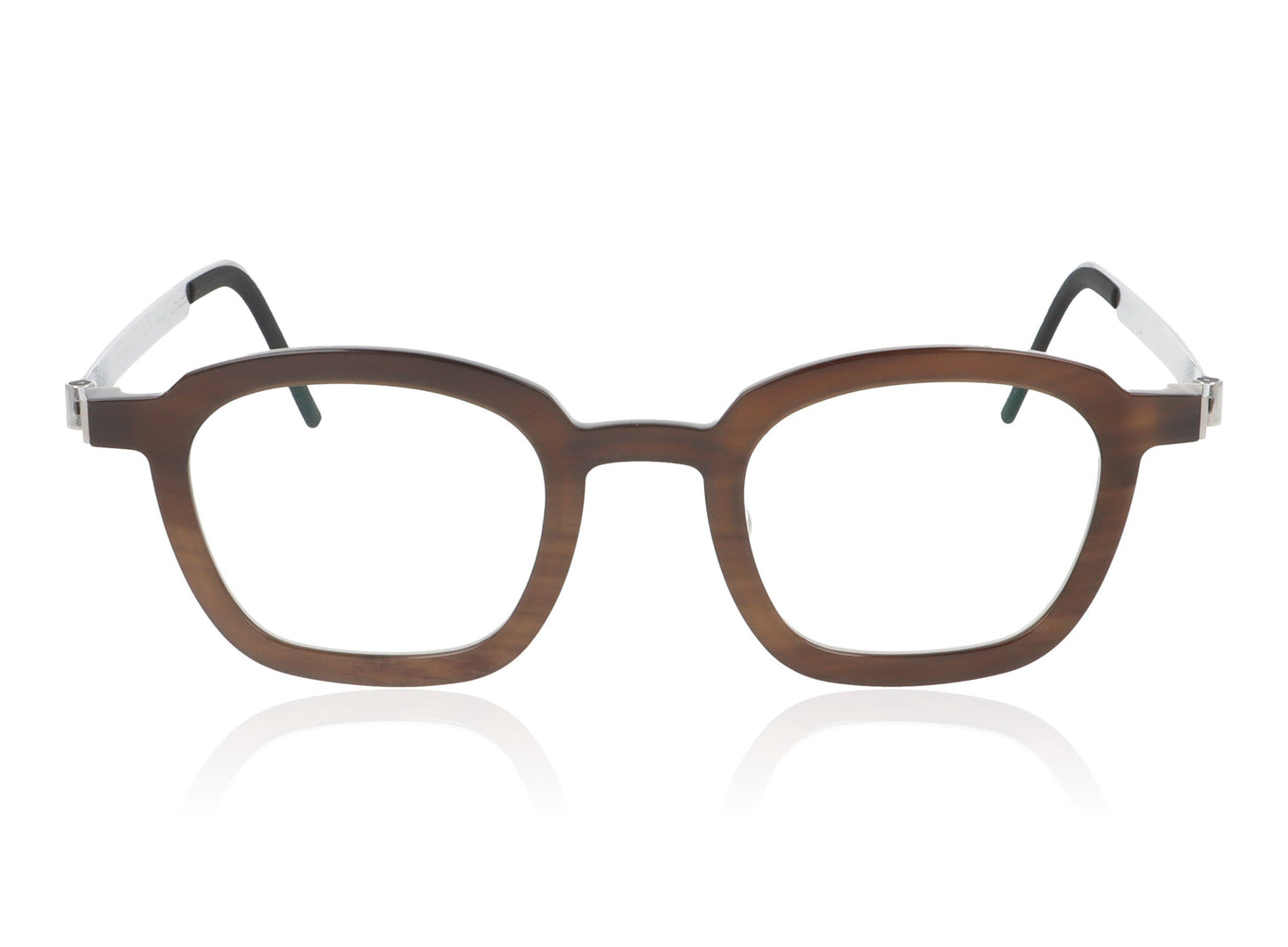 Lindberg buffalo 1858 T219 H18 10 Medium Brown Glasses - Front