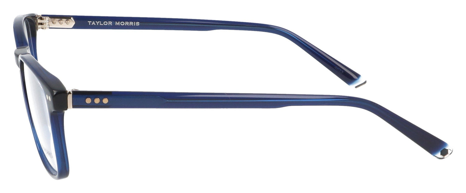 Taylor Morris TM015 C3 Blue Glasses - Side