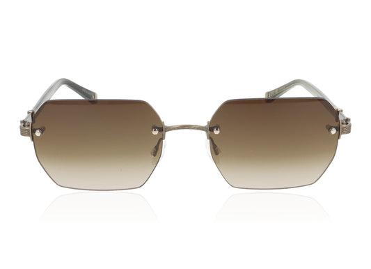Barton Perreira Jude RES/ANG Antique Gold Sunglasses - Front