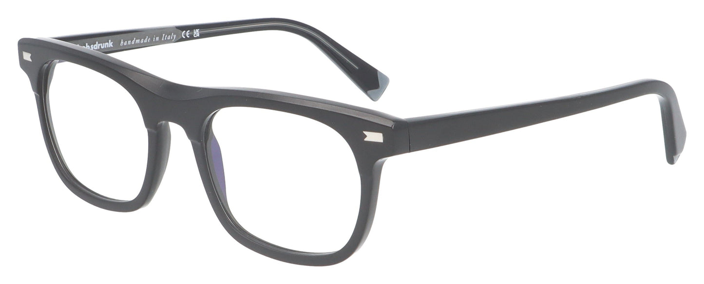 Bobsdrunk Zach 01/S Black Glasses - Angle