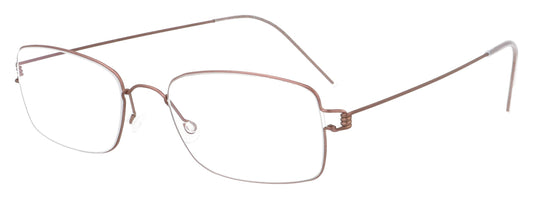 Lindberg Air Rim Alvis U12 Brown Glasses - Angle
