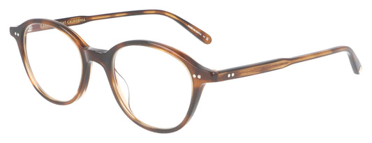 Garrett Leight Franklin SPBRNSH Tortoise Glasses - Angle