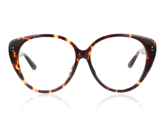 Linda Farrow Katia C2 Tortoise Glasses - Front