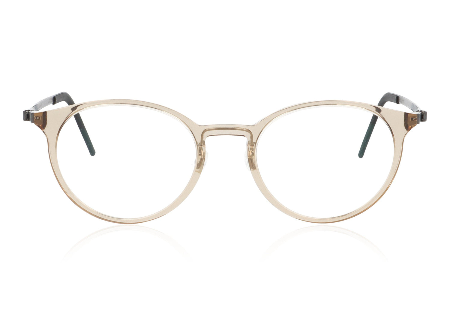 Lindberg 1180 AK29 Brown Crystal Glasses - Front