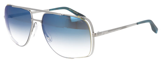 DITA Midnight Special PLD Silver and Blue Sunglasses - Angle