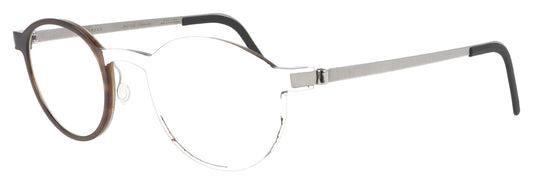 Lindberg buffalo 1823 T207 H18 P10 Medium Brown Glasses - Angle