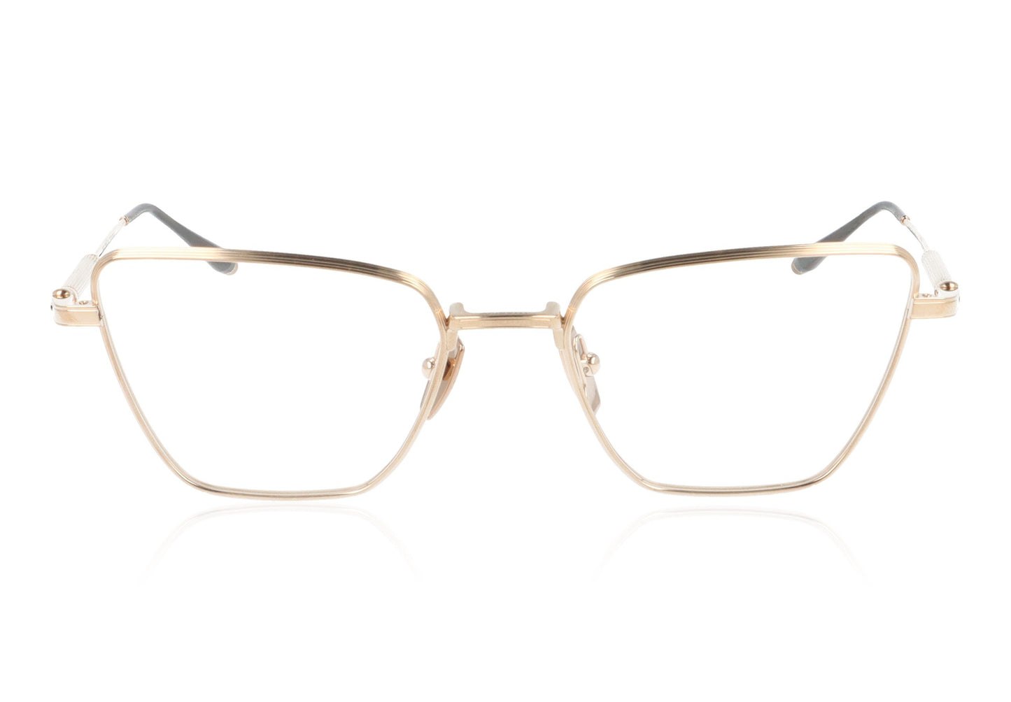 Akoni Vega GLDBLK Gold Glasses - Front