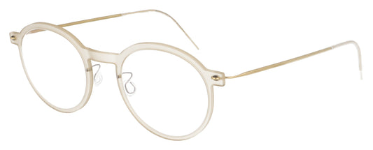Lindberg n.o.w 6586 C21M Brown Matte Glasses - Angle