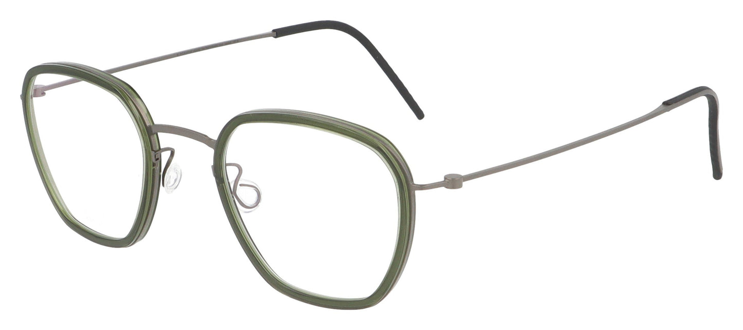 Lindberg 5806 T850 10 K175 Green Glasses - Angle