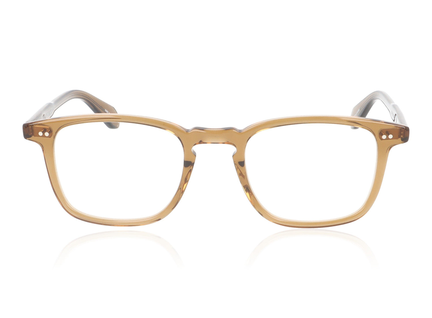 Garrett Leight Howland 1056 C Caramel Glasses - Front