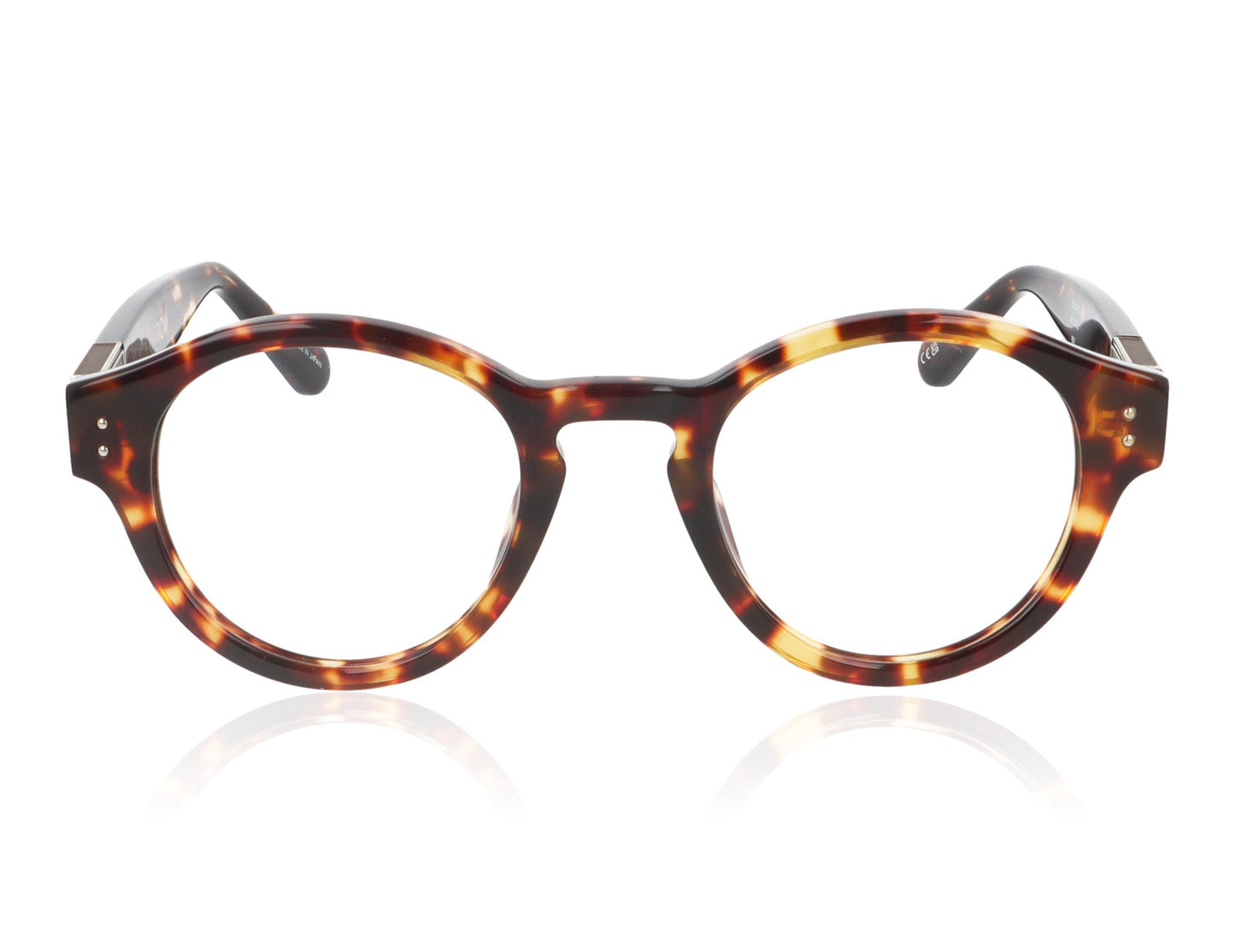 Linda Farrow Musa C2 Tortoise Glasses - Front