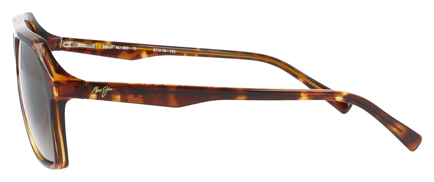 Maui Jim Wedges MJ880 10 Tortoise Sunglasses - Side