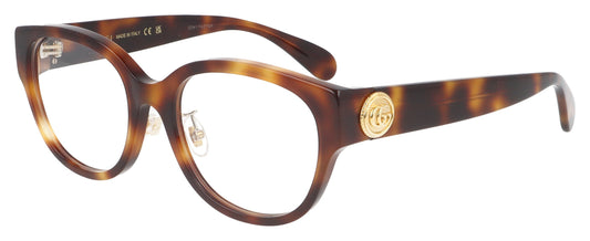 Gucci GG1411OK 003 Havana Glasses - Angle