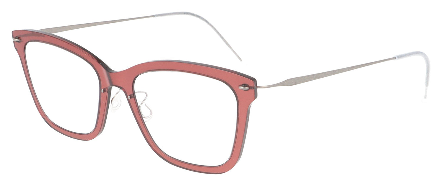Lindberg n.o.w 6635 C04 Red Glasses - Angle