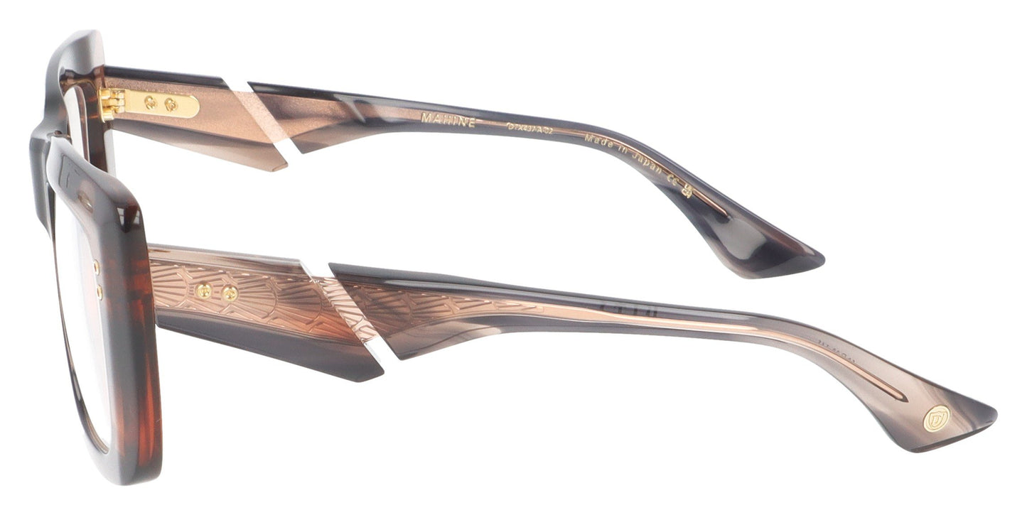 DITA Mahine DTX437 A-02 Brown Glasses - Side