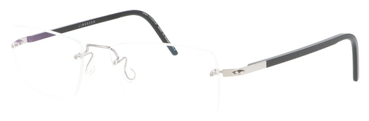Lindberg Spirit 2438 T517 K24 P10 Black Silver Glasses - Angle