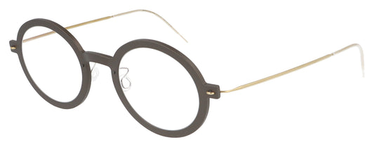 Lindberg n.o.w 6608 T804 D17 Brown Glasses - Angle