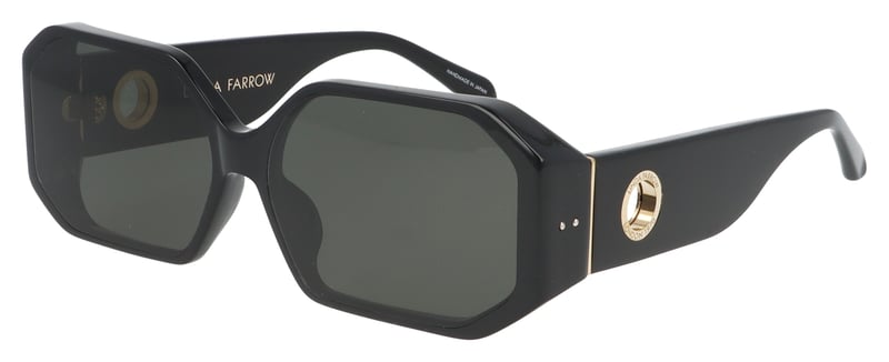 Linda Farrow Bailey Black C1 Sunglasses - 62mm | 62