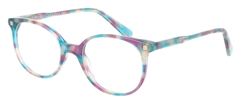 Wolf Eyewear CUB274MIY Green Mottle Mixed C03 Glasses - 47mm | 47