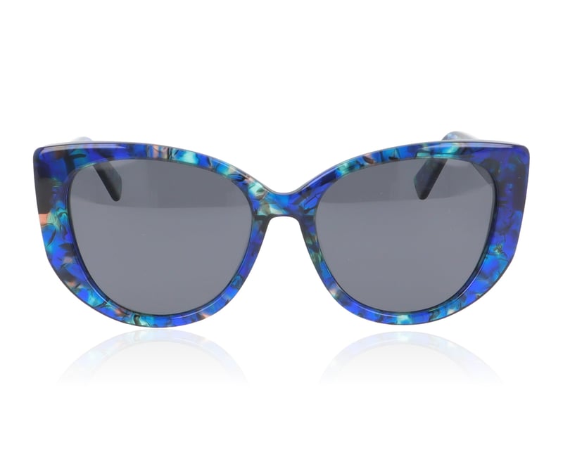Wolf Eyewear SUN095 Blue Mottle C02 Sunglasses - 54mm | 54
