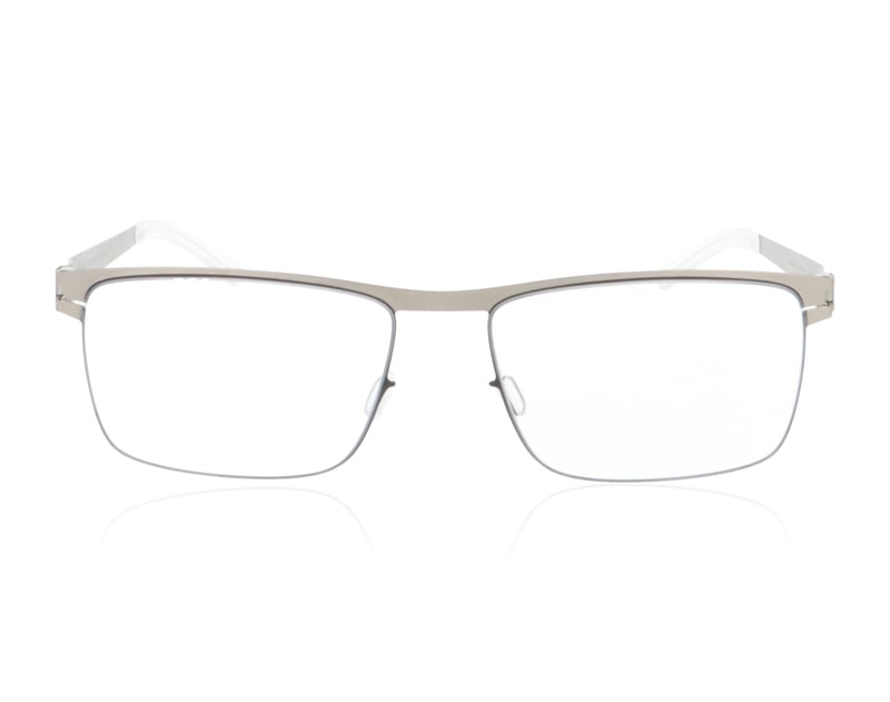 Mykita Dalton No1 Dalton Silver Grey Clear 509 Glasses - 58mm | 58