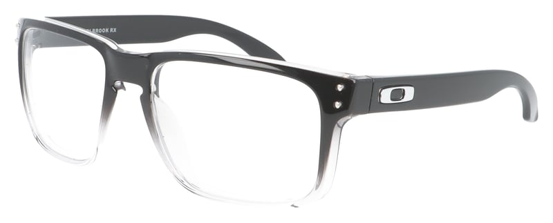 Oakley Holbrook Rx 0OX8156 Polished Black Clear Fade 815606 Glasses - 56mm | 56