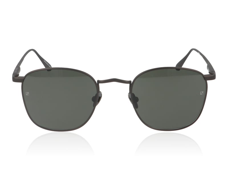 Linda Farrow Simon Black C21 Glasses - 48mm | 48