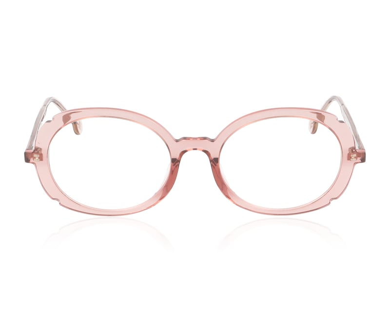 LA Eyeworks Spoons Clear Pink Peach 993 Glasses - 51mm | 51