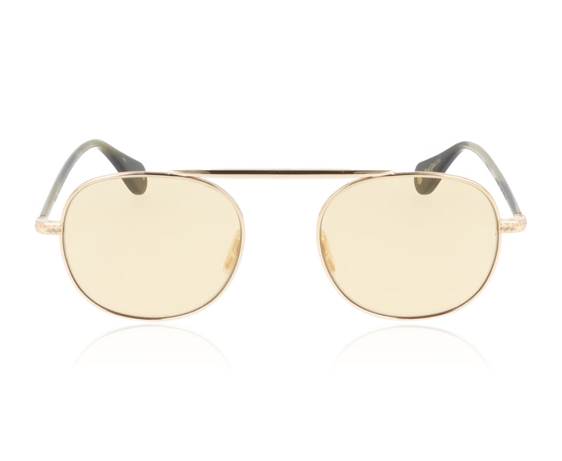 Garrett Leight Van Buren 11 4066 Gold Green DGFR Sunglasses - 49mm | 49