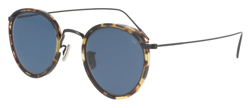 Eyevan 7285 717E Tortoise/Blue Lenses 345805 Sunglasses - 46mm | 46