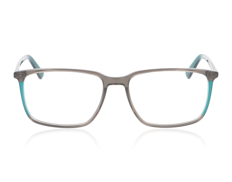 Wolf Eyewear 4118 Clear Grey Green C57 Glasses - 55mm | 55