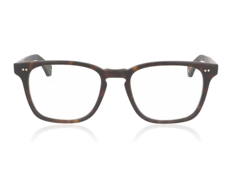 Garrett Leight Earvin 1114 Bio Matte Cookie Tortoise BIO MCOOT Glasses - 53mm | 53