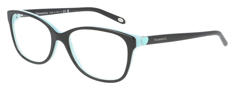 Tiffany 0TF2097 TF2097 Black On Tiffany Blue 8055 Glasses - 52mm | 52
