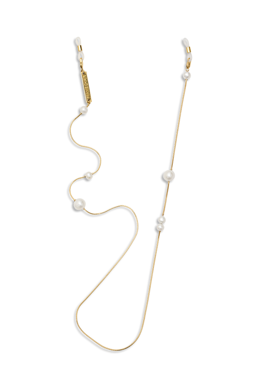 Frame Chain Drop Pearl 99 Gold