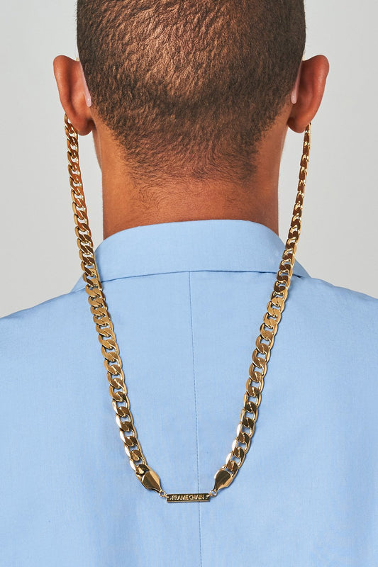 Frame Chain Eyefash YG Yellow Gold Frame Chain
