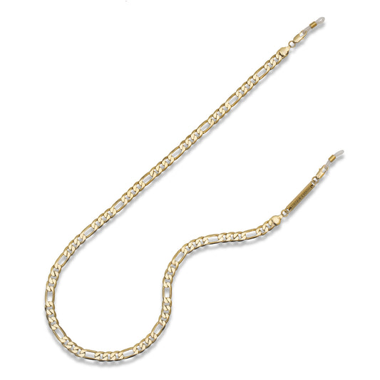 Frame Chain Full Figaro YG Yellow Gold Frame Chain